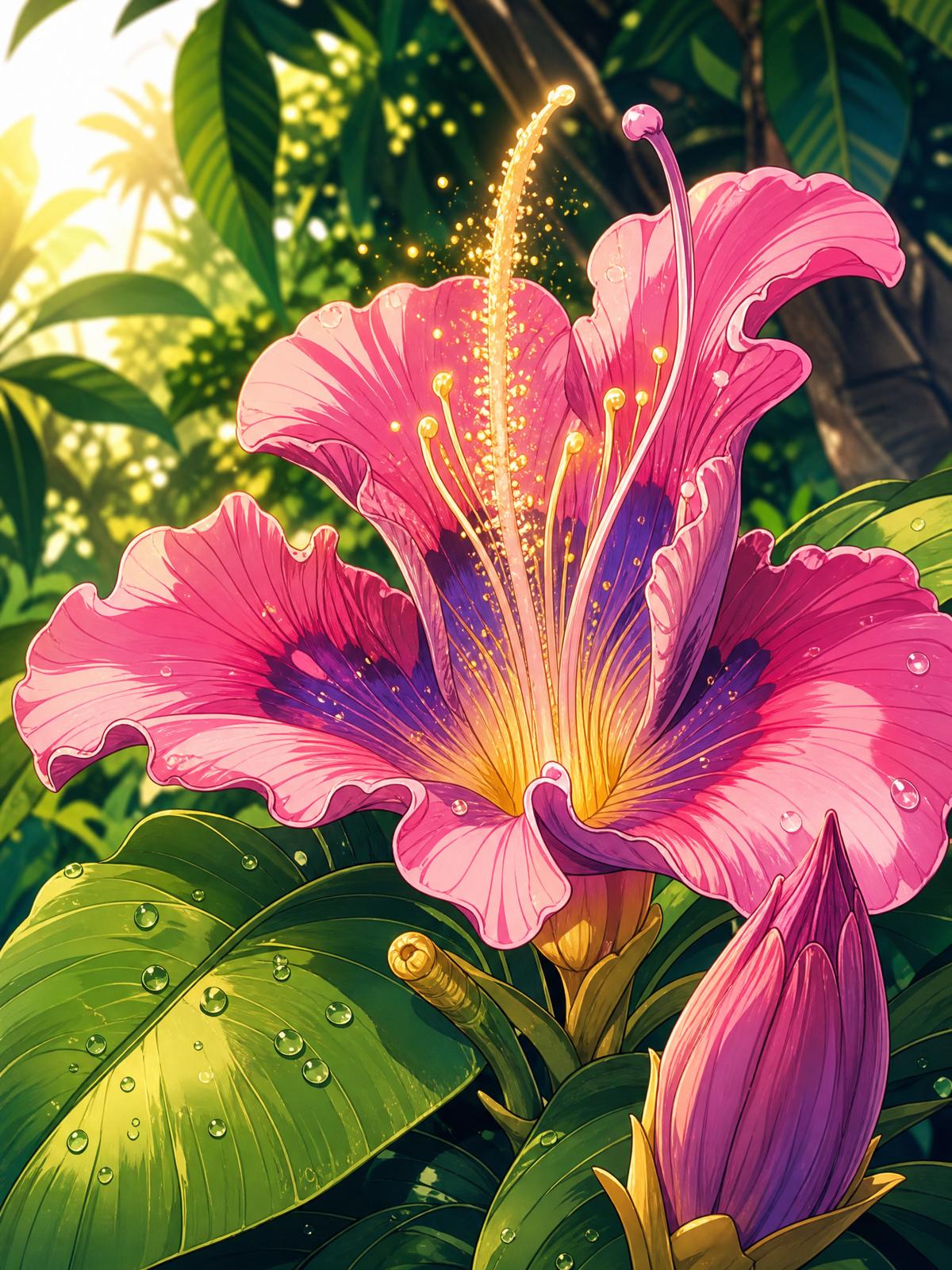 麻豆【麻豆植物视频】热带雨林珍稀兰花完整开花视频教程